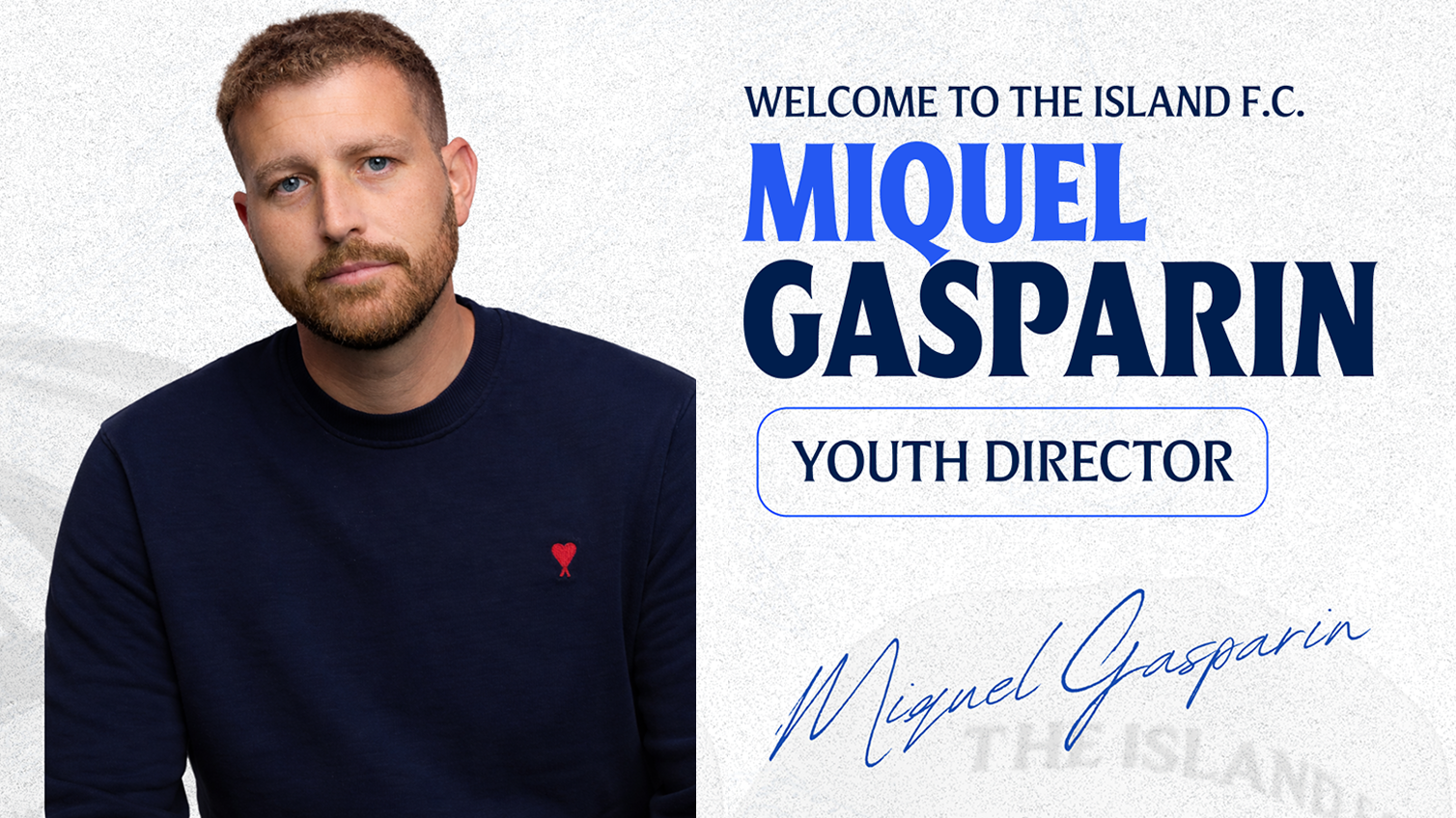 Miquel Gasparin The Island FC Youth Director